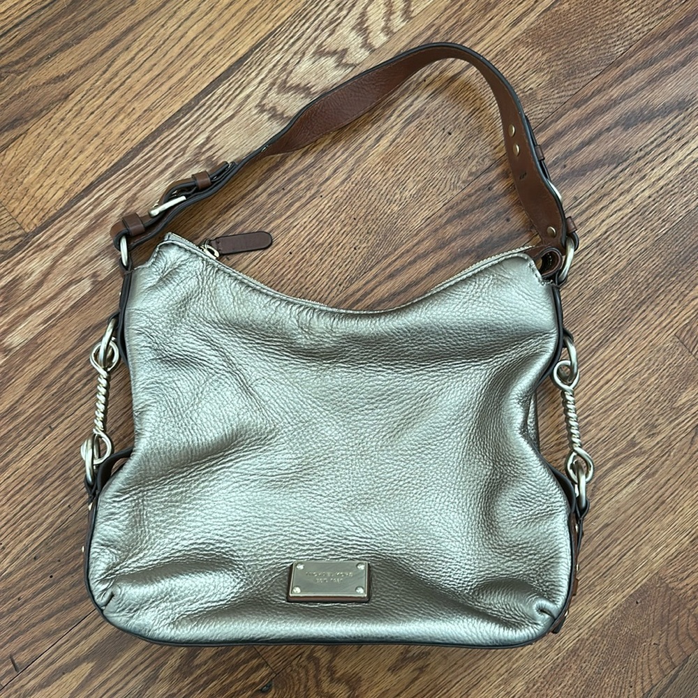 Michael Kors Gold Leather Handbag